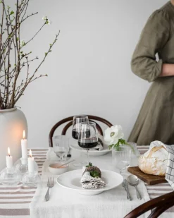 Ernst diep bord Ø25 cm, Vanille