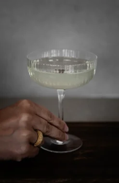 Ernst glas op voet 2-pack, Transparant