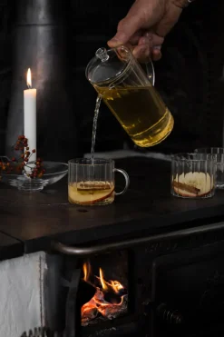 Ernst glazen kan geribbeld 1L, Helder