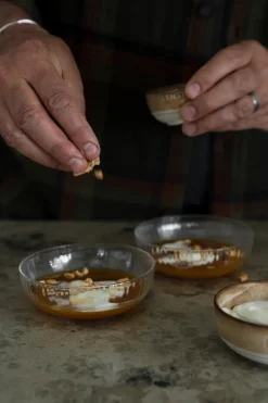 Ernst glazen schaal geribbeld Ø13 cm, Klaar