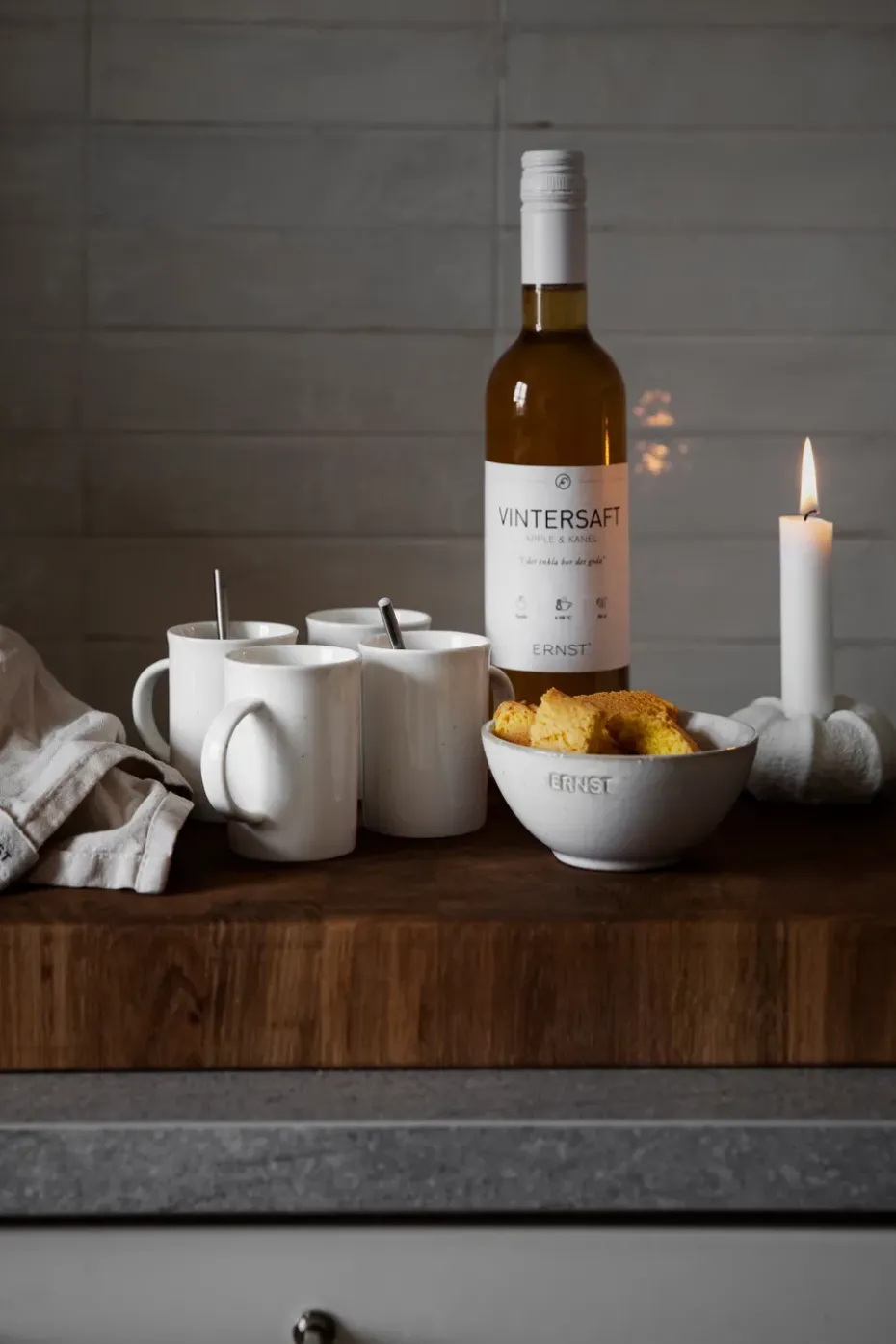 Ernst glühweinmok porselein 7,5 cm, Vanille