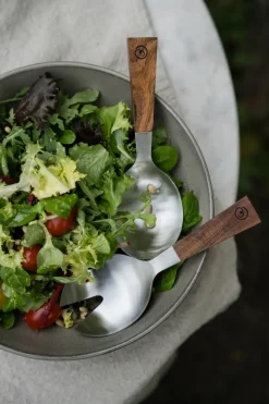 Ernst saladebestek 2-delig, Acacia, 18 cm