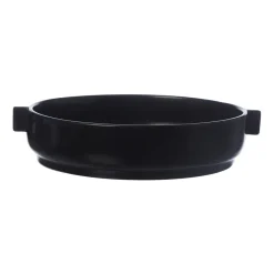 Ernst schotel met oren Ø25 cm, Zwart