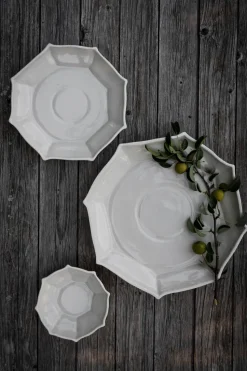 Ernst serveerschaal Ø37 cm, Naturel wit