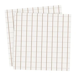 Ernst servet geruit 33x33 cm 20-pack, Caramel-caramel