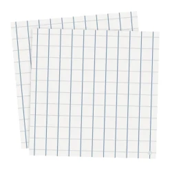 Ernst servet geruit 33x33 cm 20-pack, Lichtblauw-lichtblauw