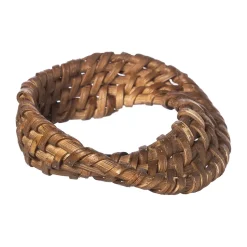 Ernst servetring 2-pack, Donkerbruin