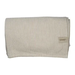 Ernst tafelkleed smalle strepen 145x300 cm, Beige-wit