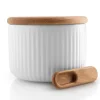 Eva Trio Legio Nova zoutpot met lepel, Wit