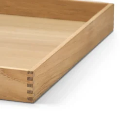 Even teakhouten dienblad square M, Nupo herbal dust