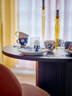 Eviaya eierdop 3-delig, Blauw-multi