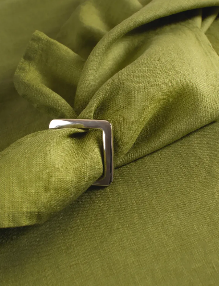 Eze servetring 5x5 cm 4-pack, Metaal