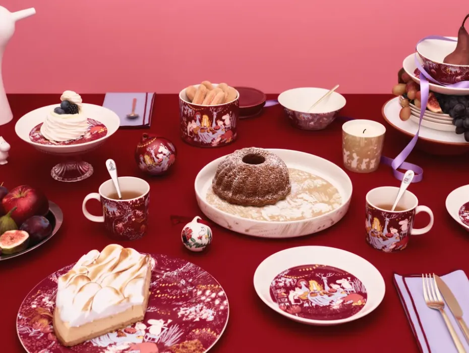 Feestelijke momenten mumintallrik, Ø19,5 cm