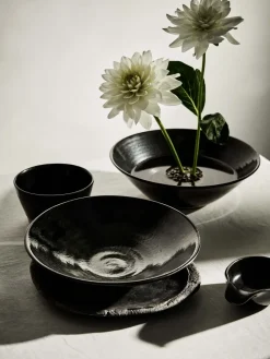 Fenix serveerschaal large Ø28,5 cm, Bruin-zwart