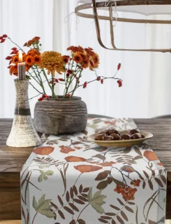 Fåglabäck tafelloper 35x120 cm, Bruin