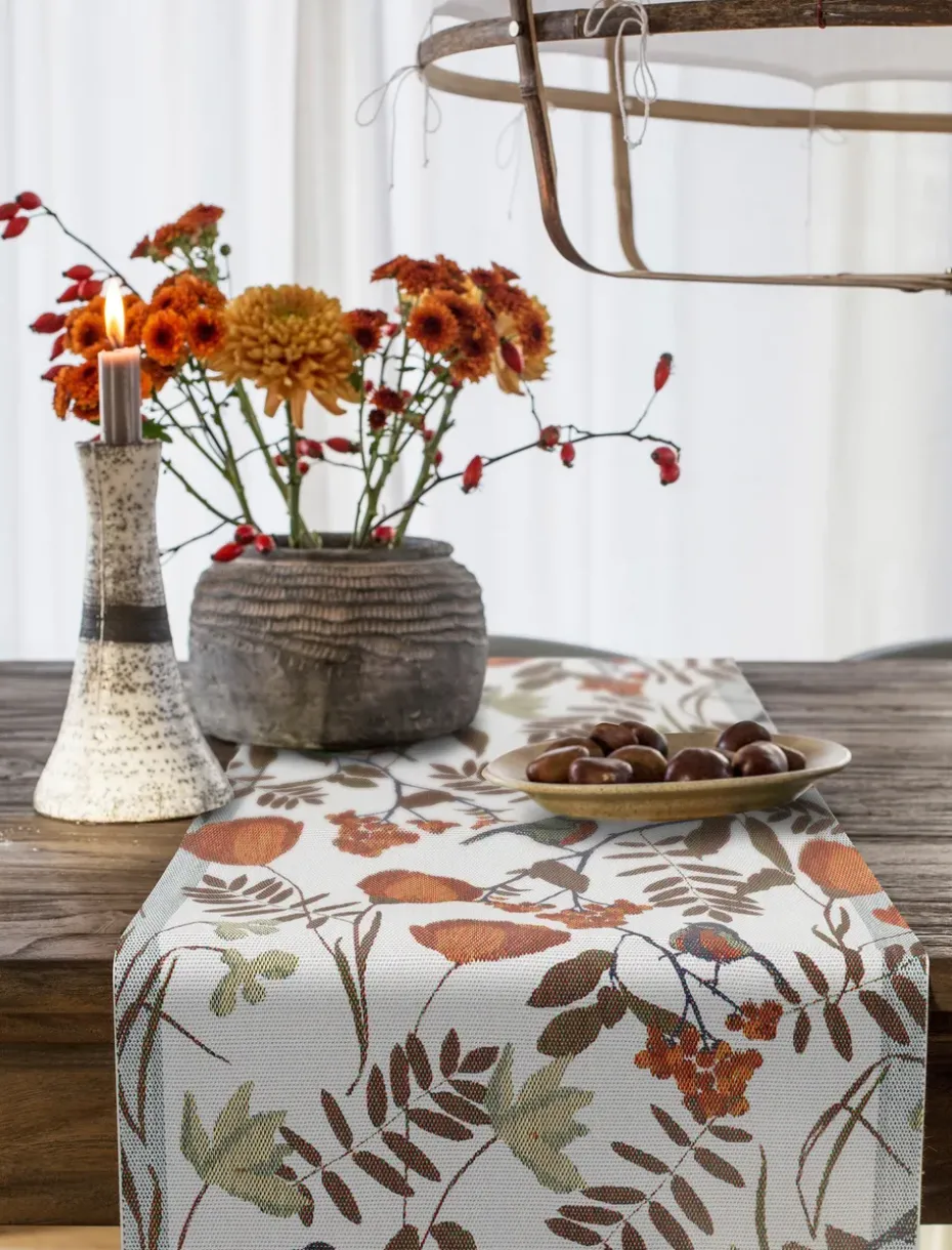 Fåglabäck tafelloper 35x120 cm, Bruin