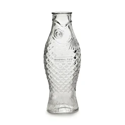Fish & Fish glazen fles 85 cl, Transparent