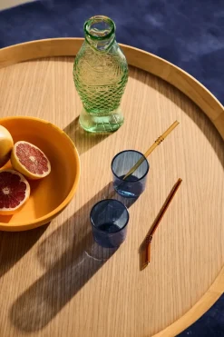 Fish & Fish glazen fles 85 cl, Green