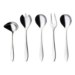 Fjord serveerset 5-delig, Roestvrij staal