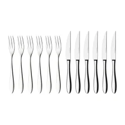 Fjord steakbestek 12 delig, roestvrij staal