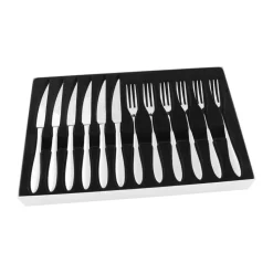 Fjord steakbestek 12 delig, roestvrij staal