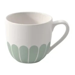 Fleur espressokopje 7 cl, Wit-groen