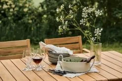 Flow Centrepiece schaal, Off-white speckle