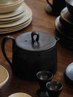 Flow theepot 1,5 L, Black