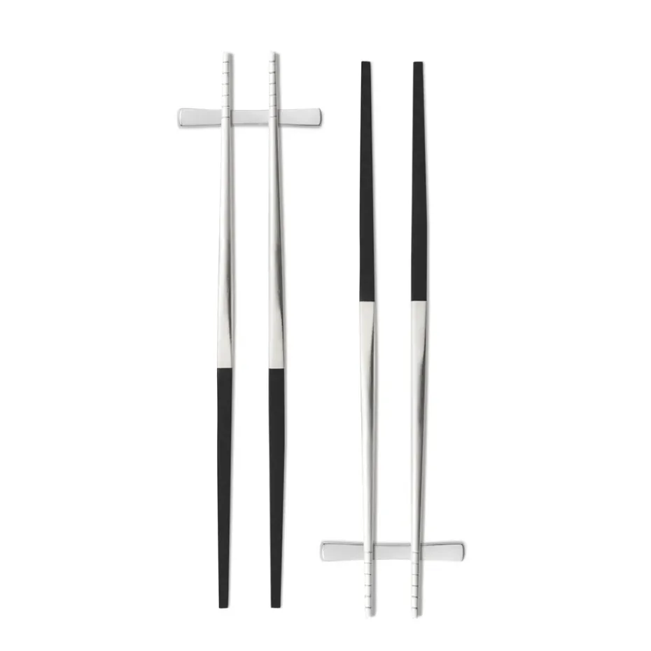 Focus de Luxe chopsticks 4+2, roestvrij staal