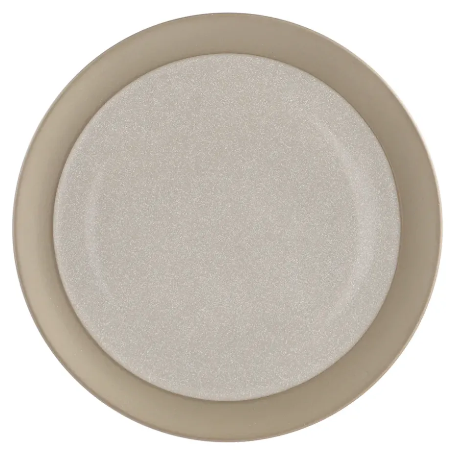 Fossil bord Ø26 cm, Beige