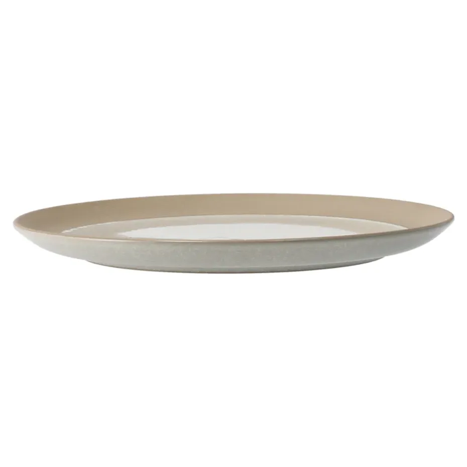 Fossil bord Ø26 cm, Beige