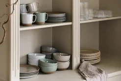 Fossil bord Ø26 cm, Beige