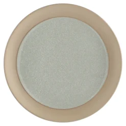 Fossil bordje Ø21 cm, Groen