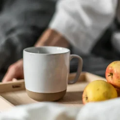 Fossil mok 35 cl, wit