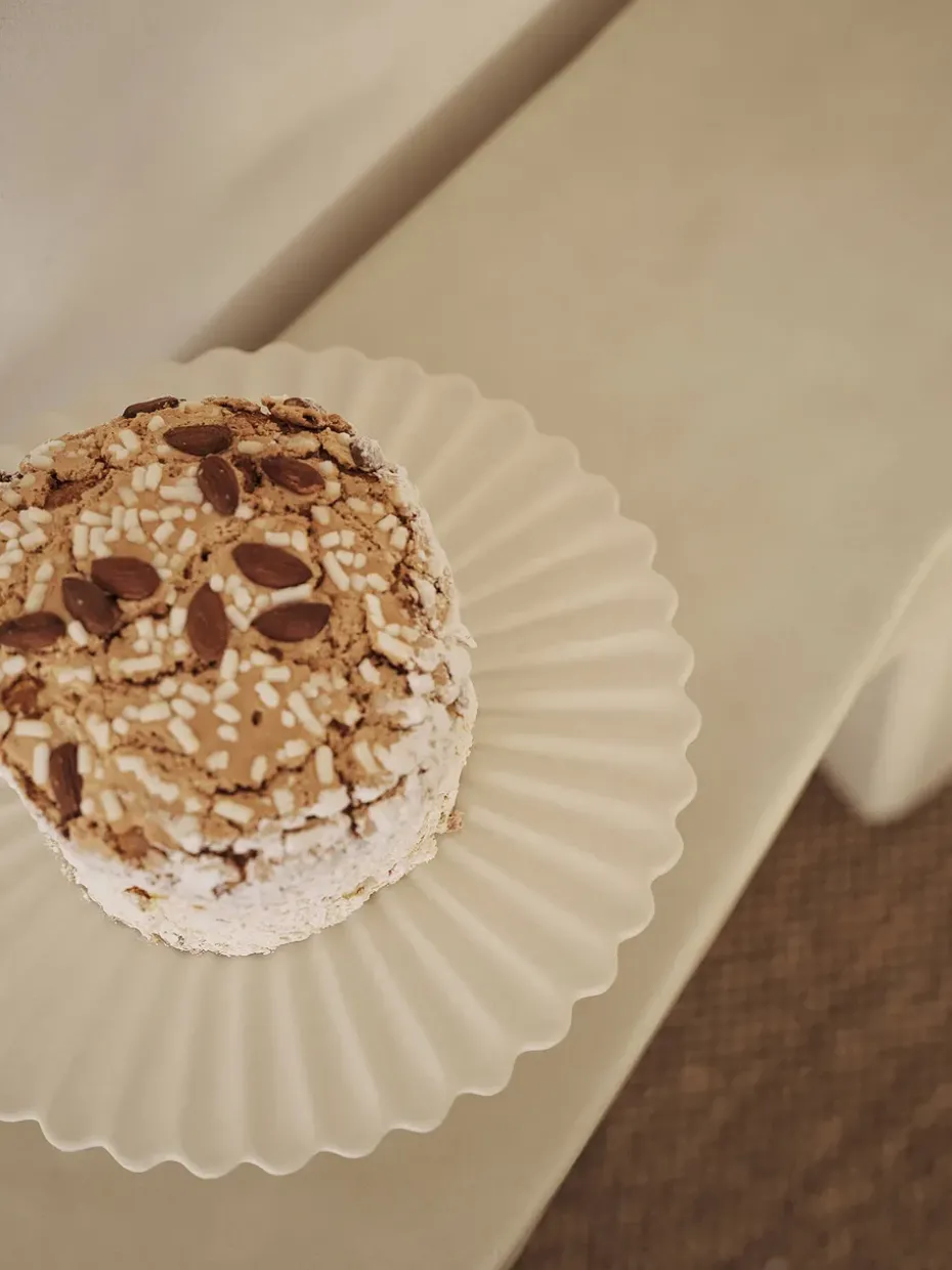 Fountain taartschotel Ø31 cm, Off white