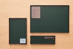 Frame dienblad medium 23x34 cm, Gerookt eikenhout-groen