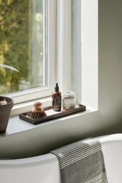 Frame dienblad small 11x32,4 cm, Gerookt eikenhout-beige