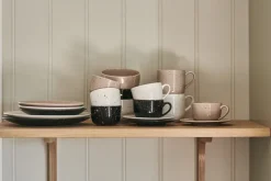 Freckle kop met schotel 26 cl, Beige