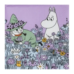 Friends forever Moomin papieren servet 33x33 cm 20-pack, Multi