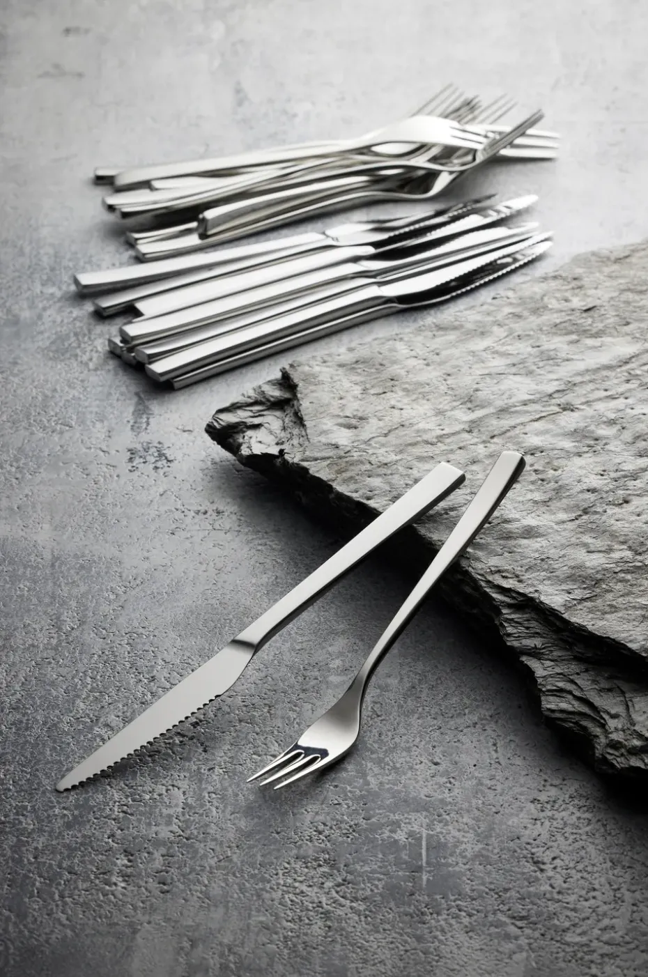 Fuga grillbestekset 12-delig, Roestvrij staal