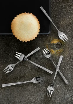 Fuga taartvorkje 6-pack, Roestvrij staal