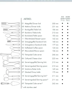 Gammal Fransk dessert lepel verzilverd, 16,2 cm