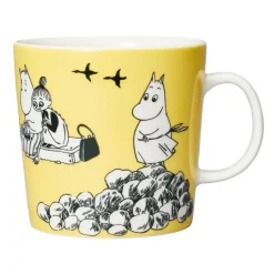 Gele Moomin mok speciaal, 40 cl