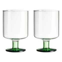 Generous wijnglas 30 cl 2-pack, Clear-green