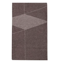 Geometric tafelkleed 147x250 cm, Bruin-wit