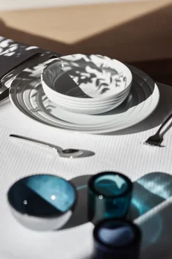 Geometric tafelkleed 147x250 cm, Wit