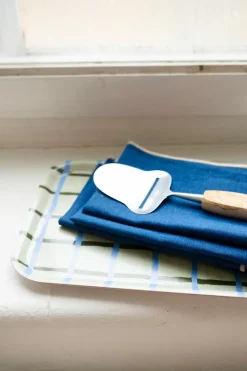 Geruite dienblad 20x27 cm, Pistage