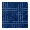 Geruite jacquardgeweven servet 2-pack, Blue-black