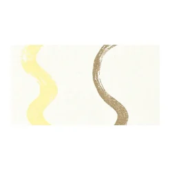 Gestreept tafelzeil, White-yellow