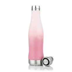 Glacial waterfles active 400 ml, Pink fade